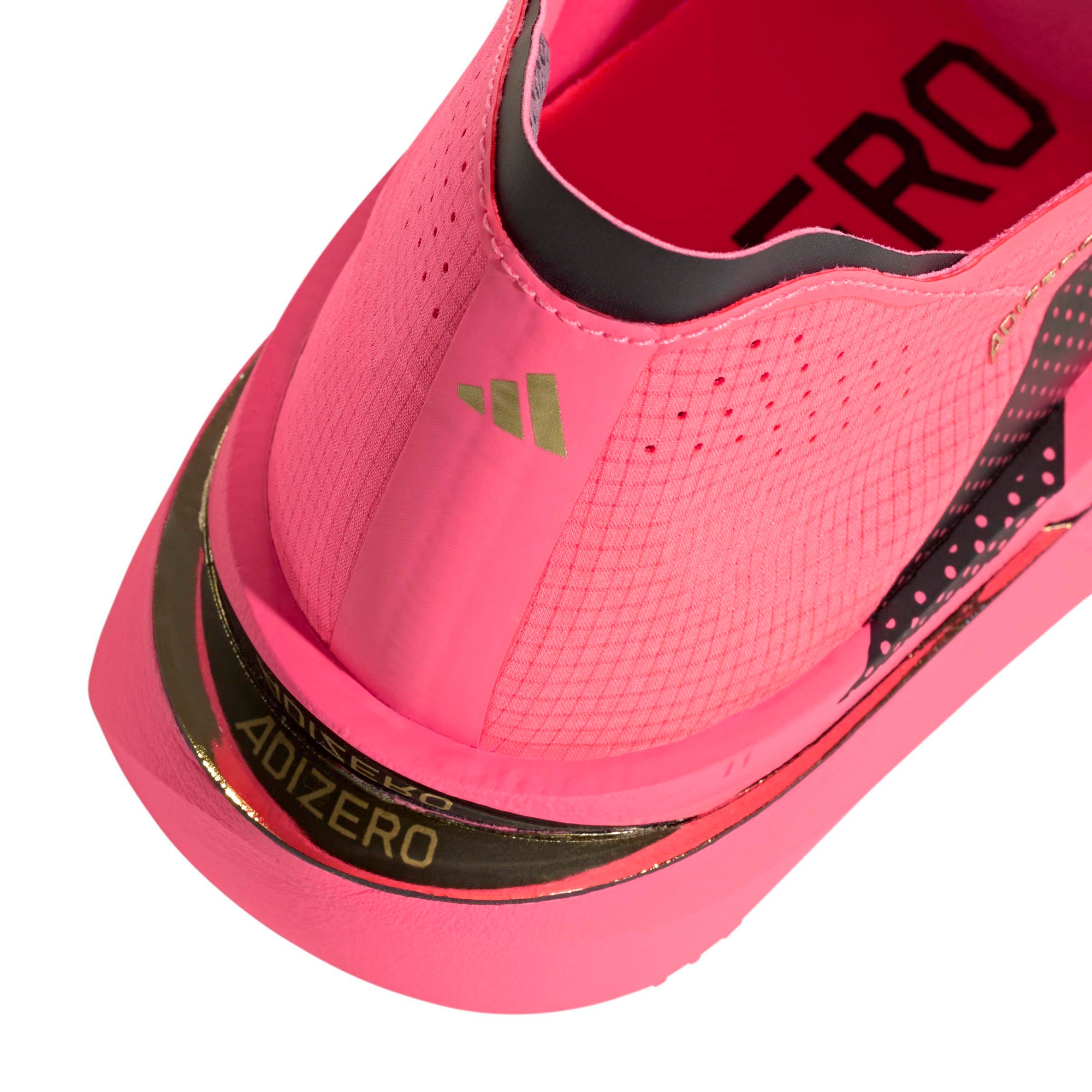 adidas Men's Adizero Adios Pro 5 Running Shoes - Solar Turbo/Black/Lucid Red - View 4