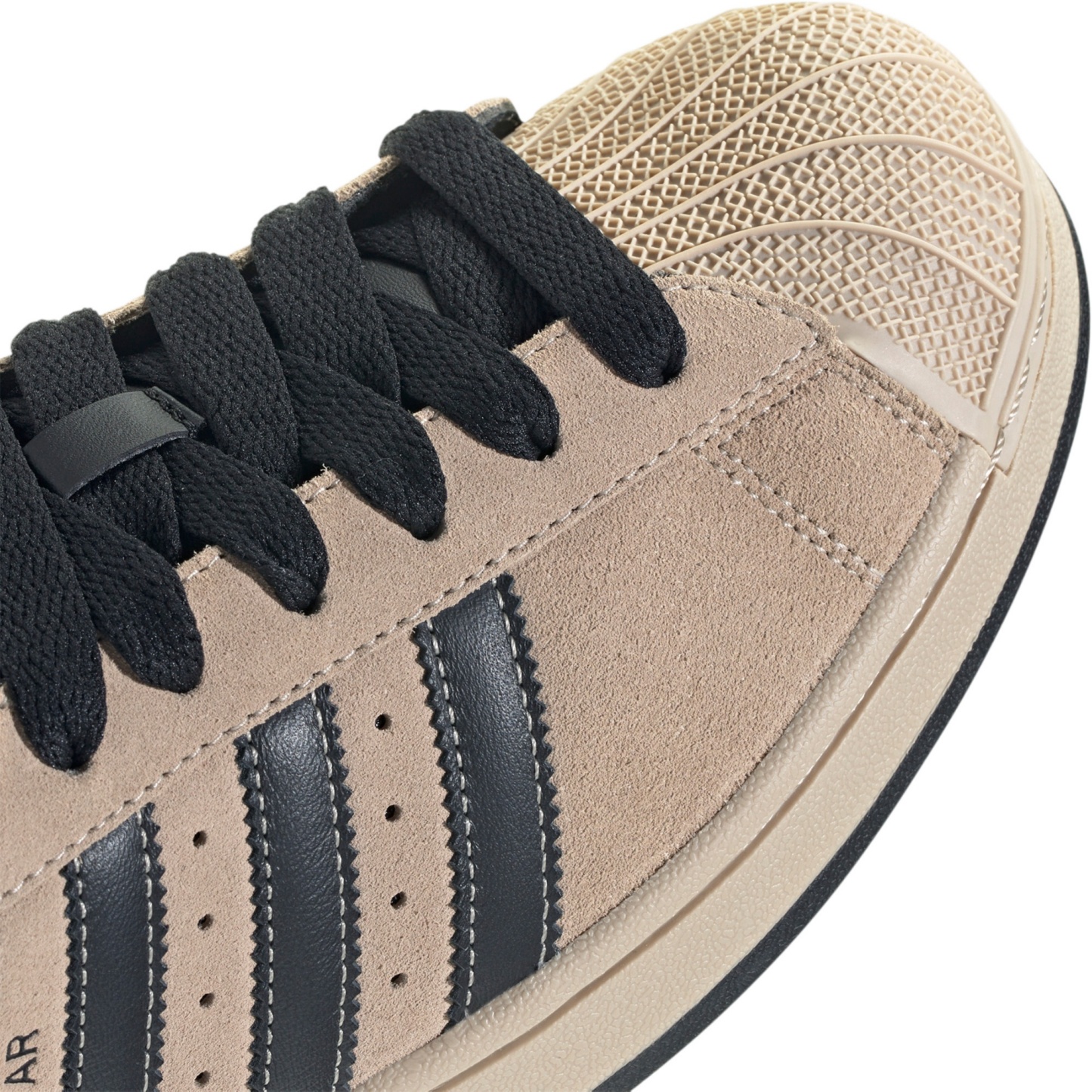 adidas Men's Superstar II Shoes - Stone Khaki/Core Black/Stone Khaki - View 7