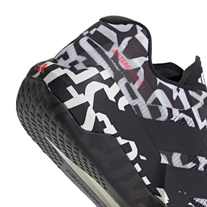 adidas Men's Adizero Dropset Pro Training Shoes - White/Black - View 8
