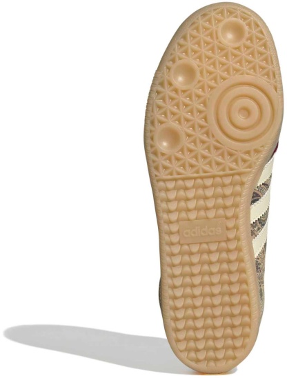adidas Women's Samba OG Shoes - Maroon/Vanilla/Olve Strta - View 3