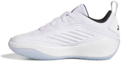 adidas Kids' Preschool Believe That. 1 Basketball Shoes - White/Core Black/White - View 4