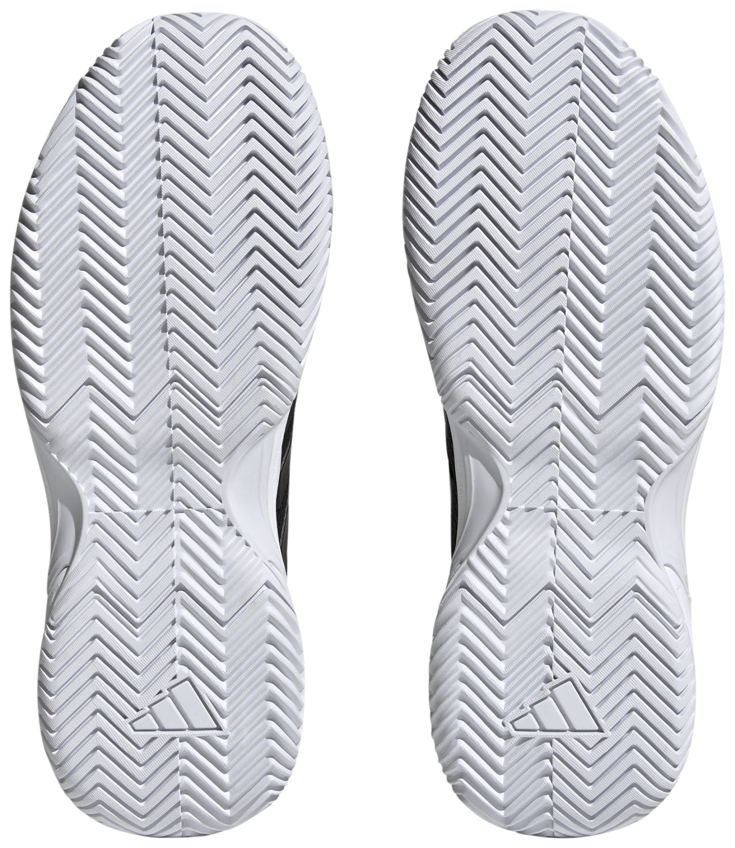 adidas Women's GameCourt 2 Tennis Shoes - Black/Silver - View 3