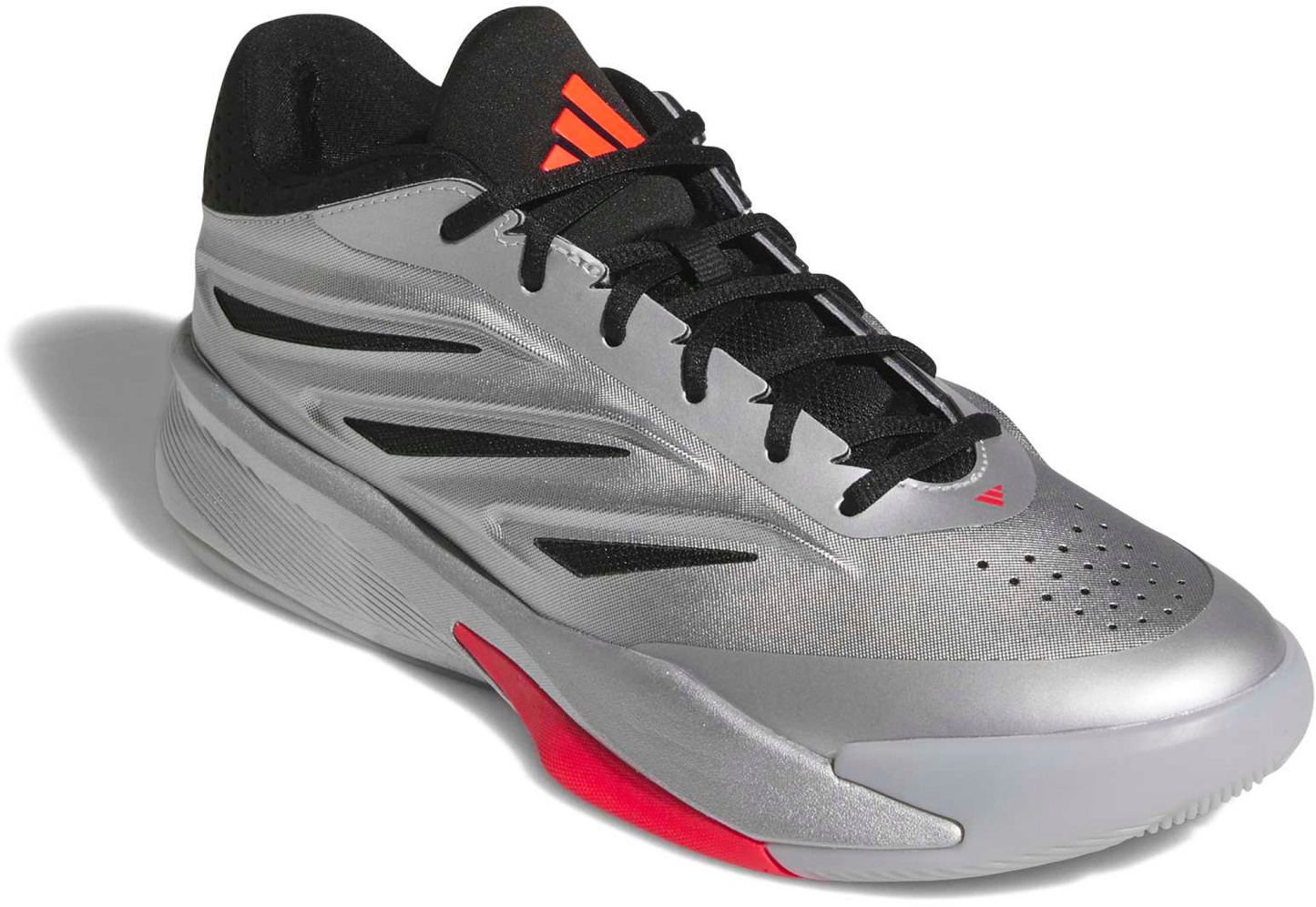 adidas Men's Crazy Energy Shoes - Silver Met./Core Black/Lucid Red - View 6