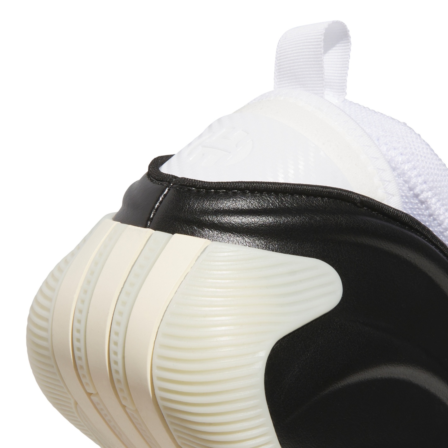 adidas Harden Volume 9 Basketball Shoes - Black/Black/White - View 7