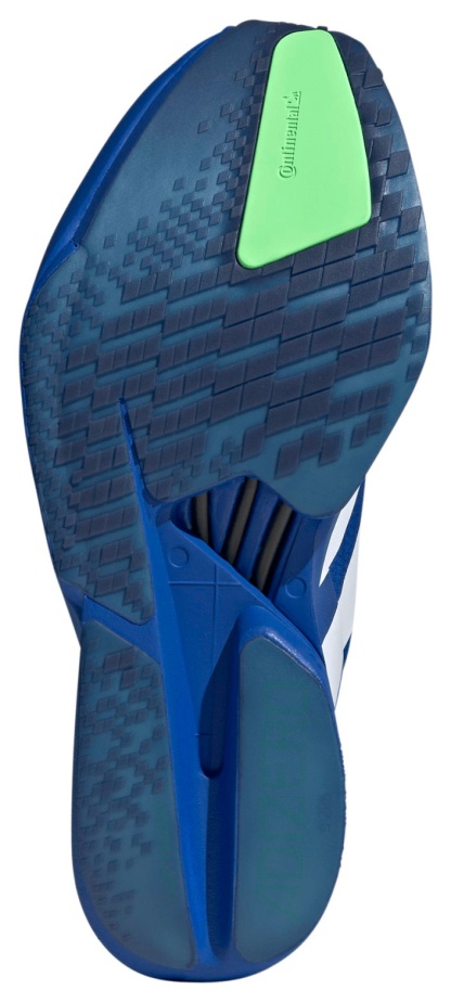 adidas Men's Adizero Adios Pro 4 Running Shoes - Blue/Ftwr White/Lime Burst - View 3