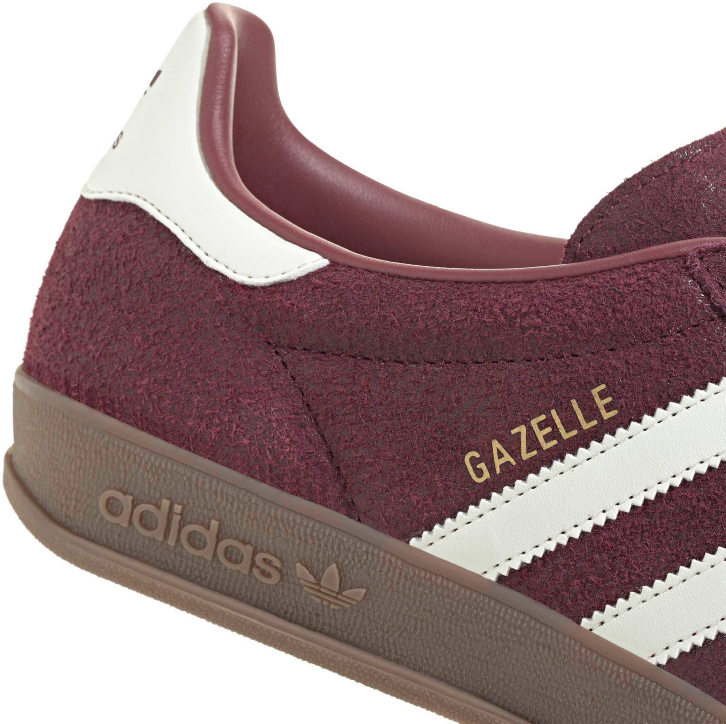 adidas Men's Gazelle Indoor Shoes - Oil Maroon/Wht - View 8