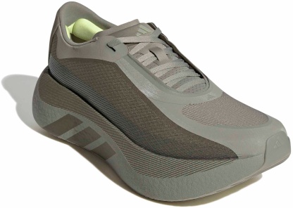 adidas Men's Hyperboost Edge Running Shoes - Silver Pebble/Medium Dark Khaki/Frozen Lemon - View 6