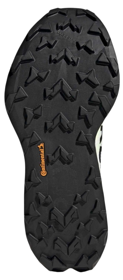 adidas Women's Terrex Agravic TT Trail Running Shoes - White/Black/Impact Orange - View 3