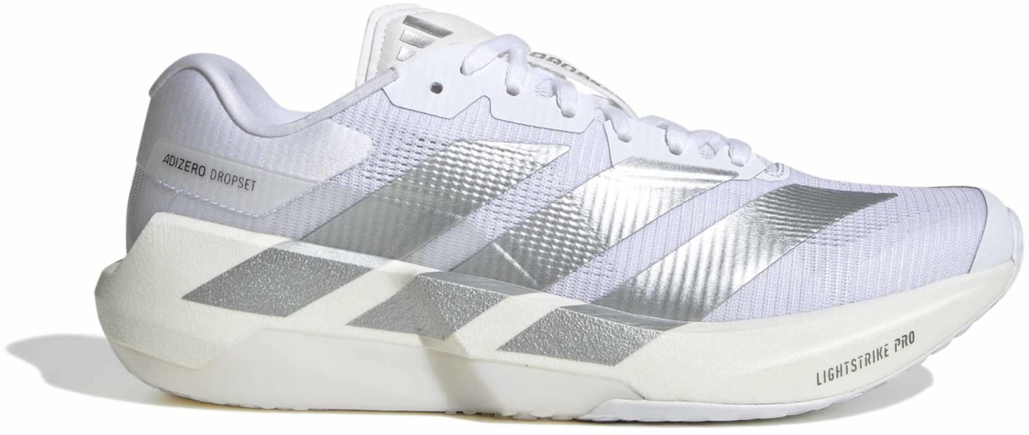adidas Women's Adizero Dropset Pro Training Shoes - White/Silver Met - View 1