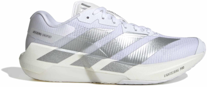 adidas Women's Adizero Dropset Pro Training Shoes - White/Silver Met - View 1