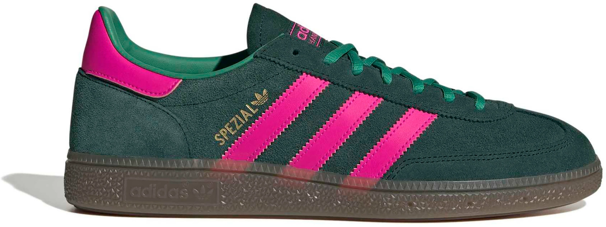 adidas Men's Handball Spezial Shoes - Aurora Ivy/Shock Pink/Gum - View 1