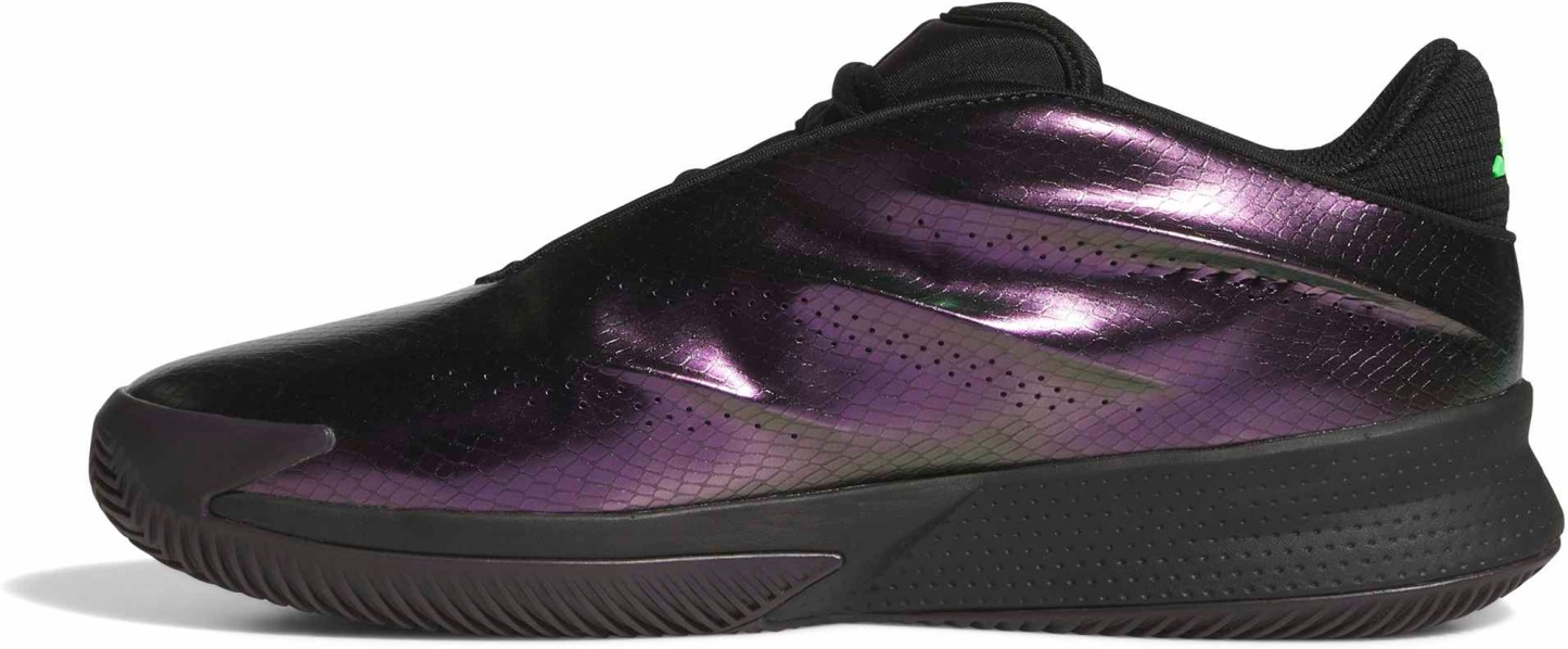 adidas Crazy Energy+ Basketball Shoes - Black/Green/Purple - View 8