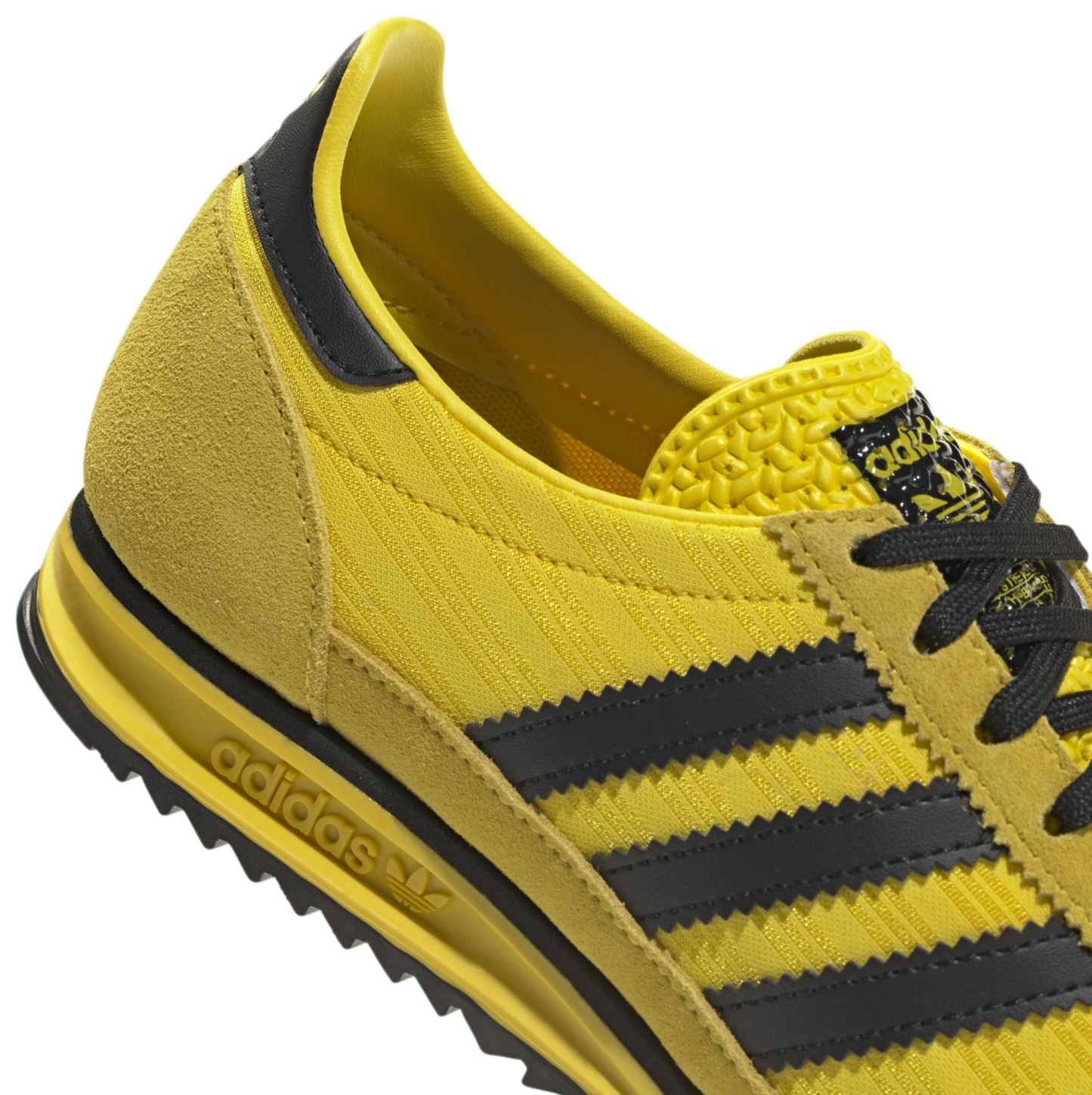 adidas Women's SL72 OG Shoes - Black/Yellow/Black - View 3