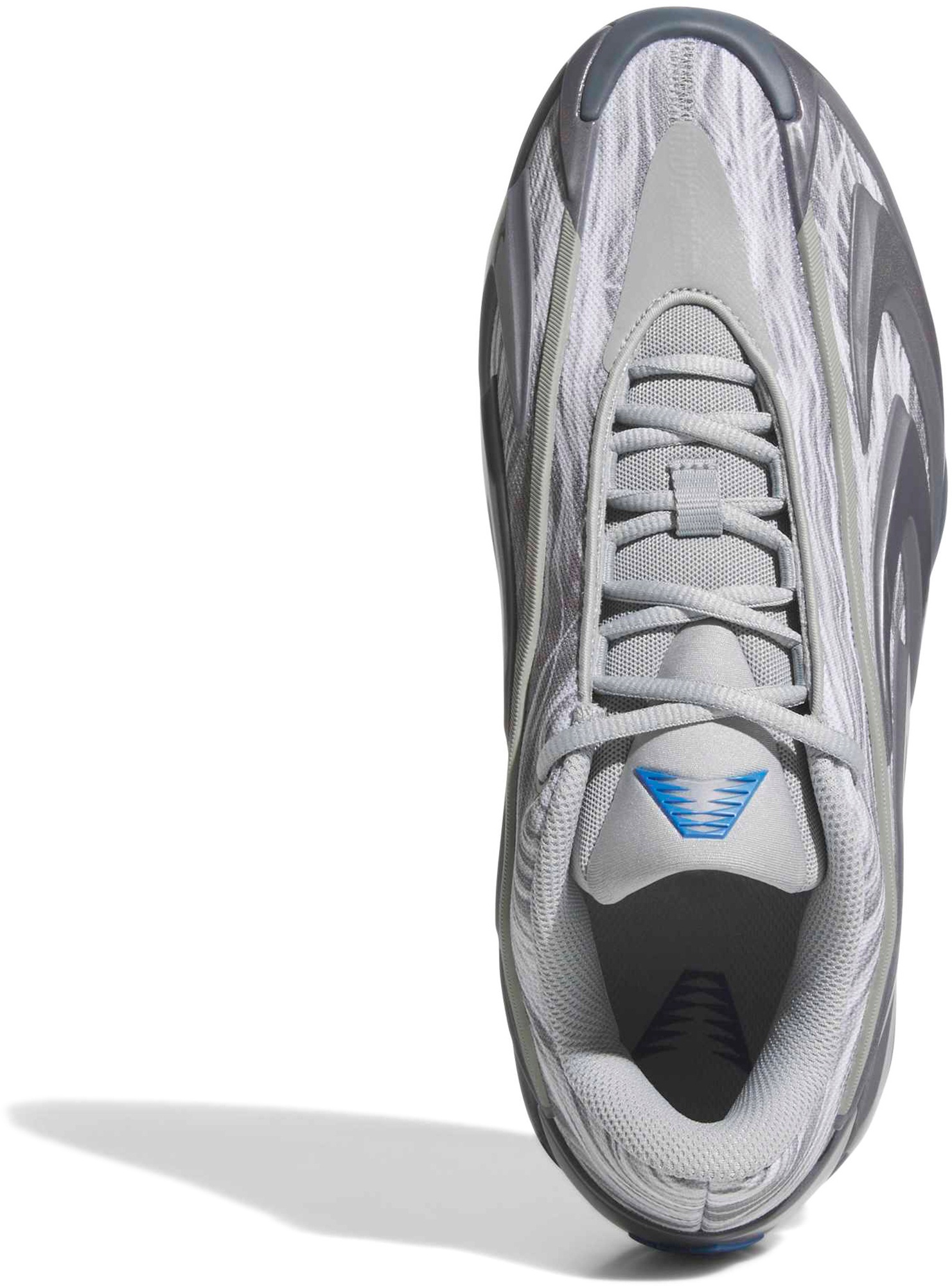 adidas Anthony Edwards 3 'Snow Camo' Basketball Shoes - Dark/Light Grey - View 3