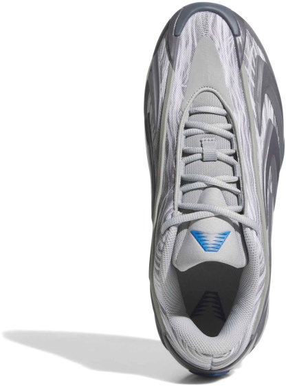 adidas Anthony Edwards 3 'Snow Camo' Basketball Shoes - Dark/Light Grey - View 3