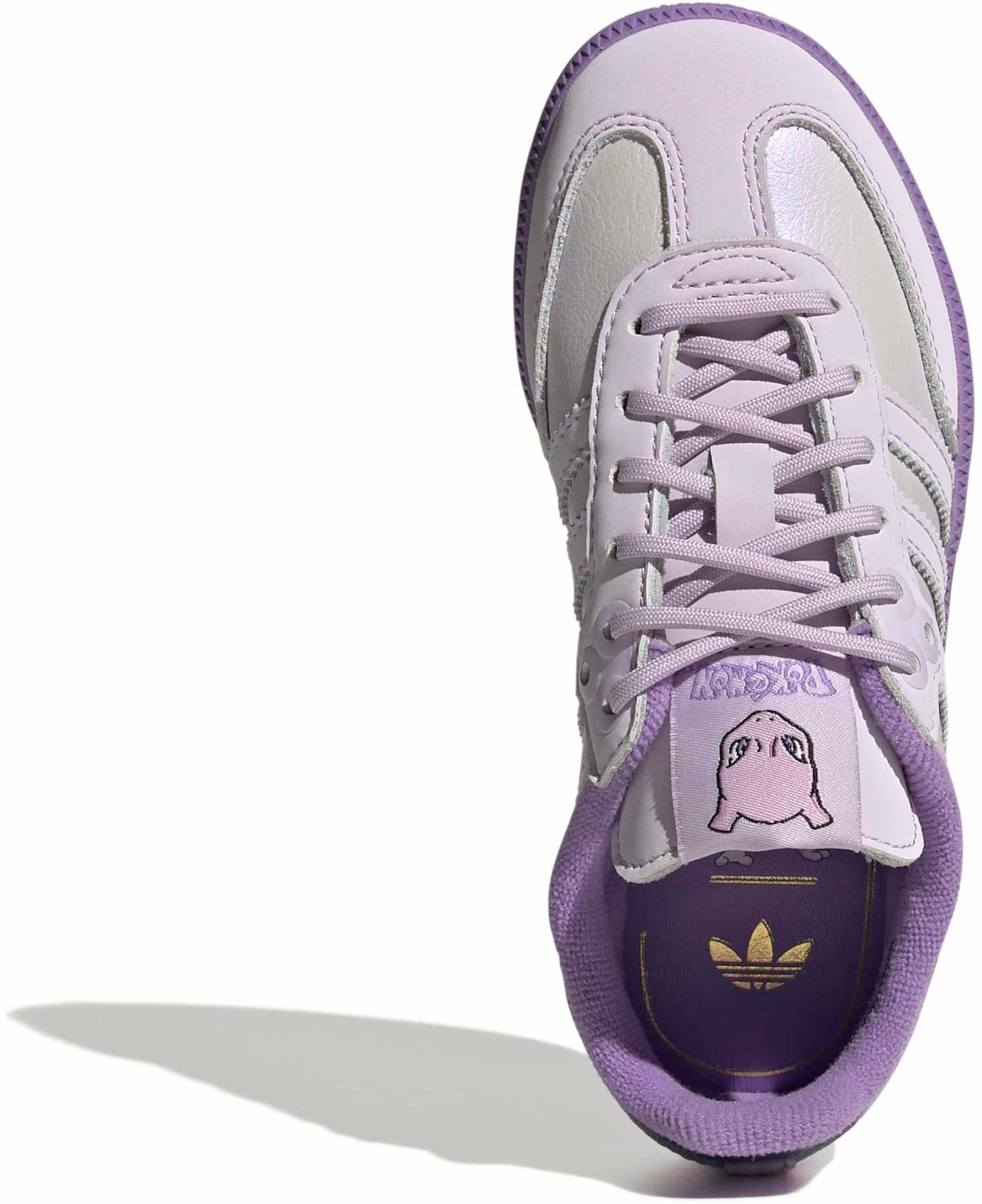 adidas x Pokémon Kids' Preschool Samba OG Shoes - Lavender/Lavender/Violet - View 2