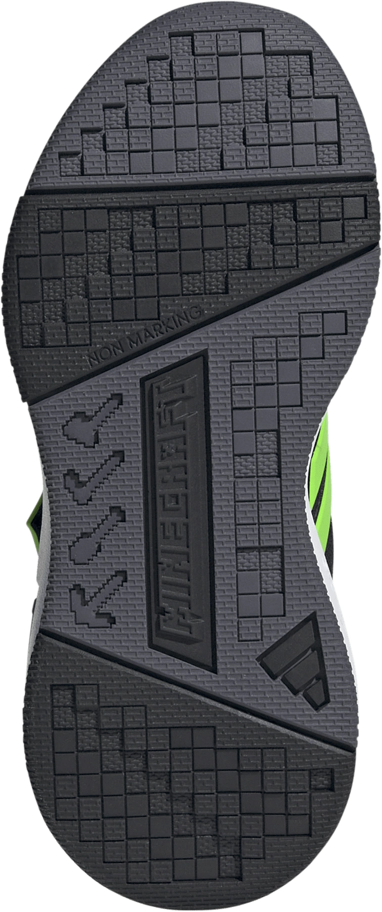 adidas Kids' Preschool Minecraft Pro Shoes - Core Black/Ftwr White/Aurora Onix - View 3
