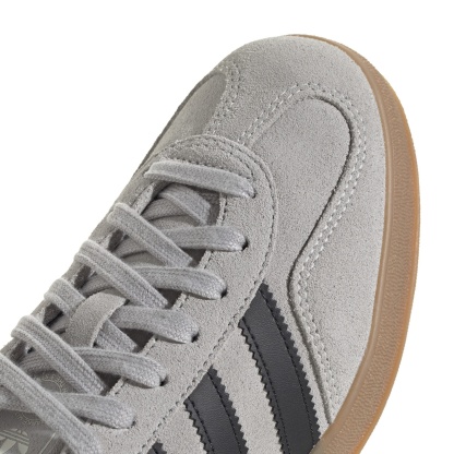 adidas Men's Gazelle Indoor Shoes - Grey Two/Core Black/Gum4 - View 7