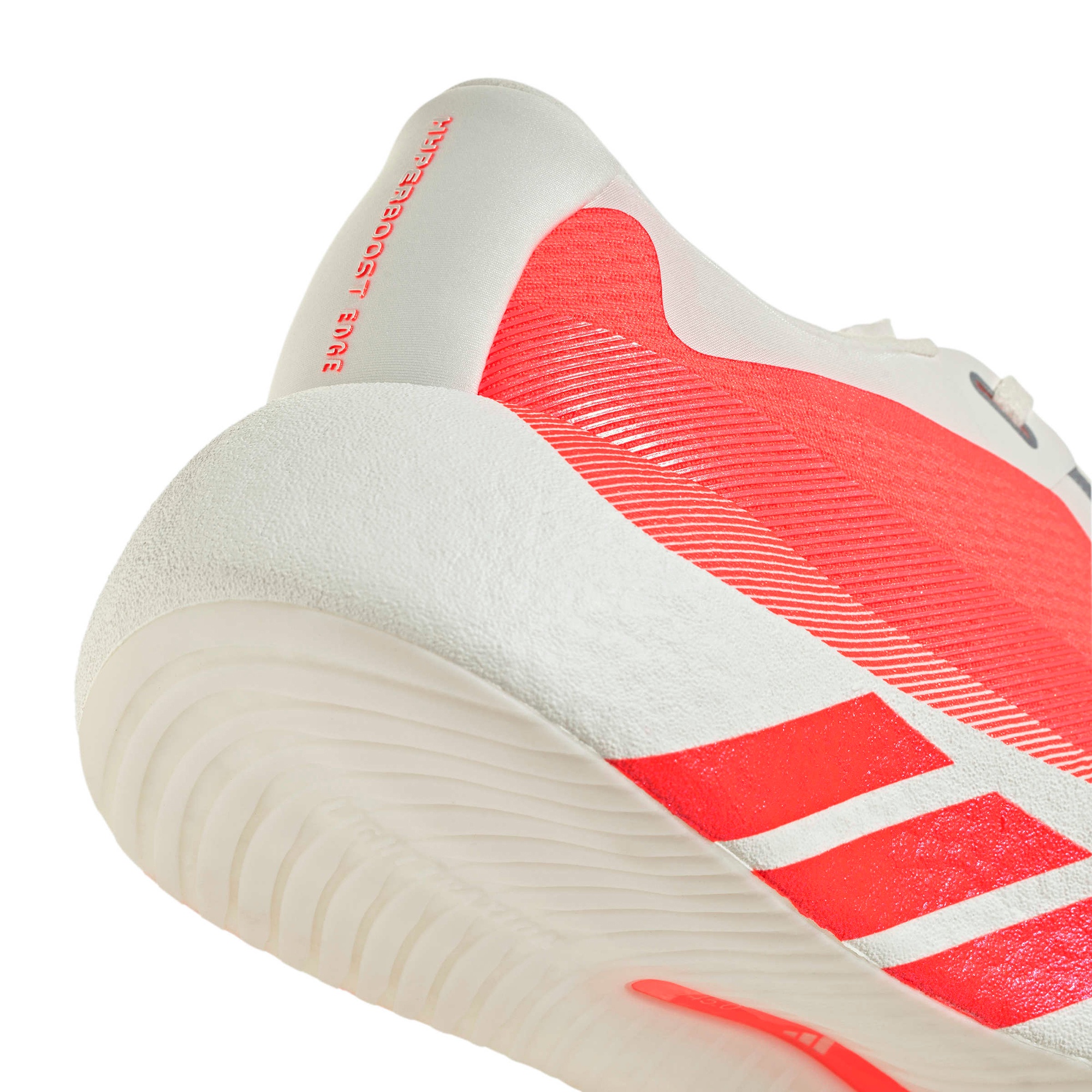 adidas Women's Hyperboost Edge Running Shoes - Hyper White/Solar Turbo/Solar Turbo - View 9