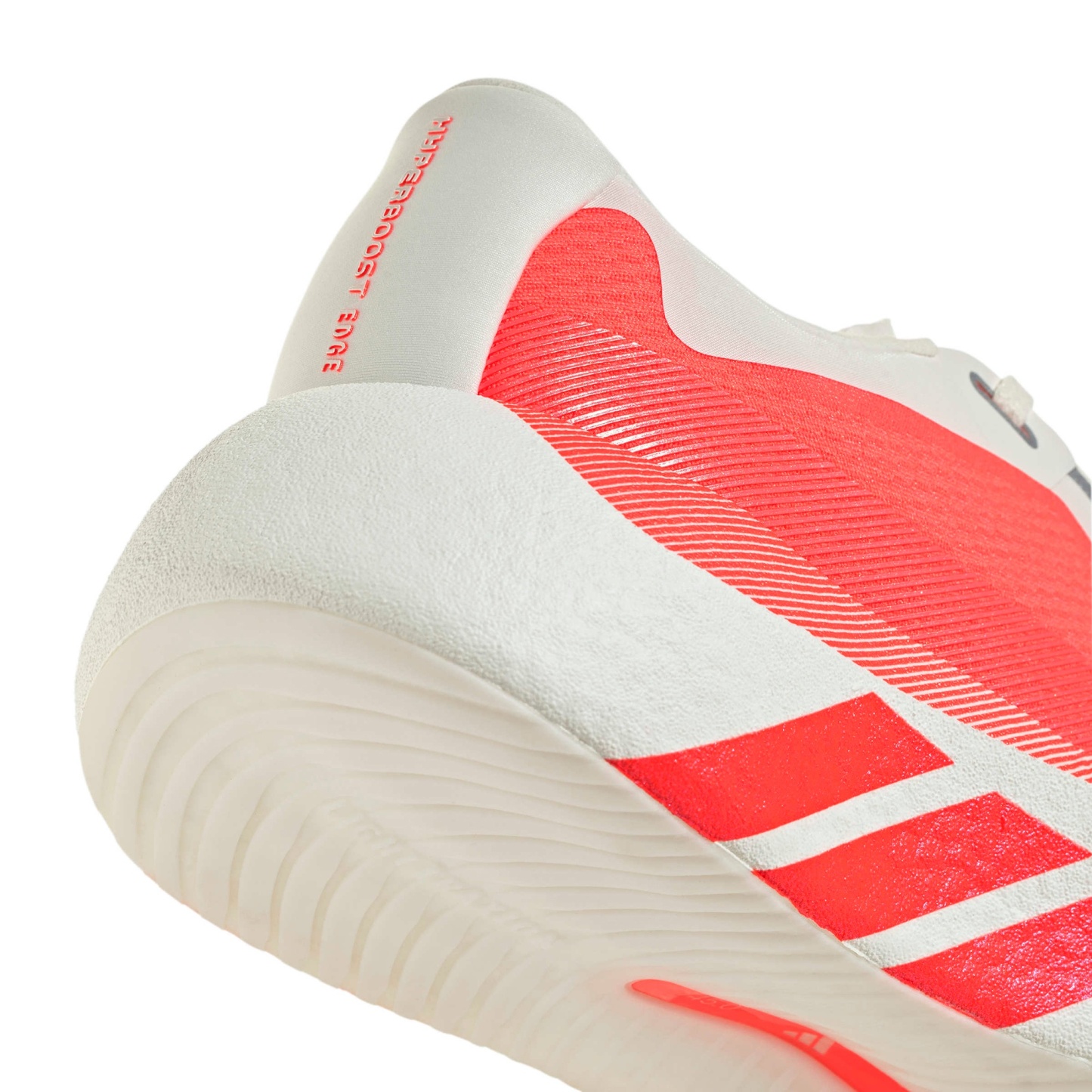 adidas Women's Hyperboost Edge Running Shoes - Hyper White/Solar Turbo/Solar Turbo - View 9