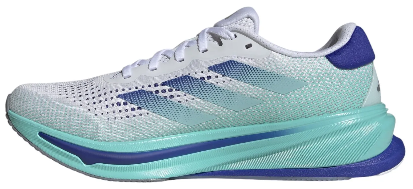 adidas Men's Supernova Rise Running Shoes - White/Aqua - View 4