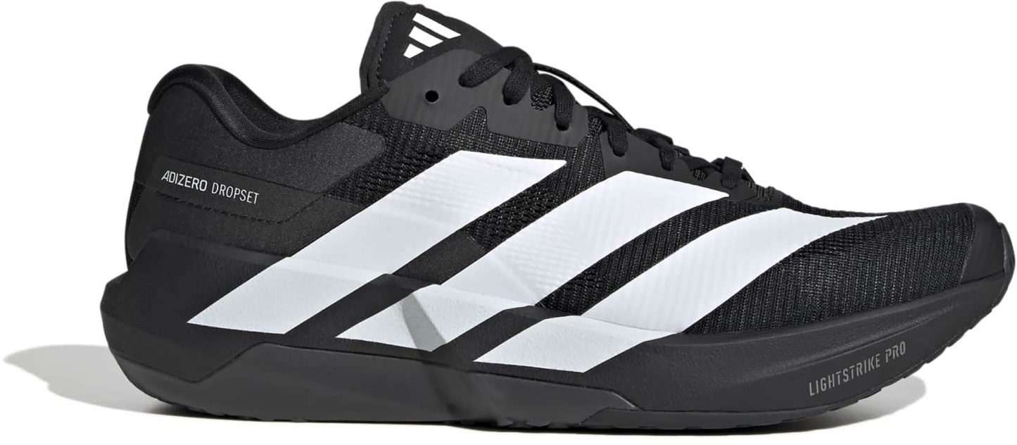 adidas Men's Adizero Dropset Pro Training Shoes - Black/White - View 1