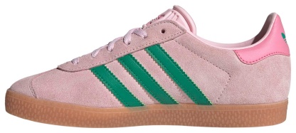 adidas Kids' Grade School Gazelle Shoes - Pink/Green - View 4