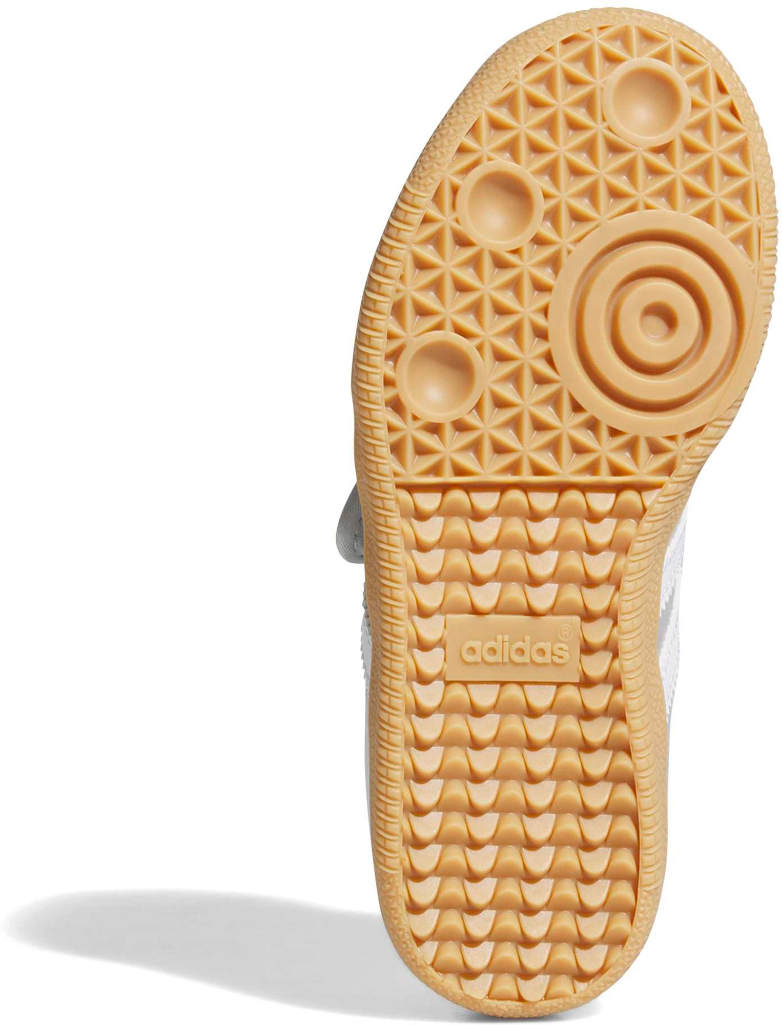 adidas Kids' Preschool Samba Jane Shoes - Silver Met/Ftwr White/Gum 3 - View 3