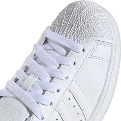 adidas Men's Superstar II Shoes - White/White - View 2