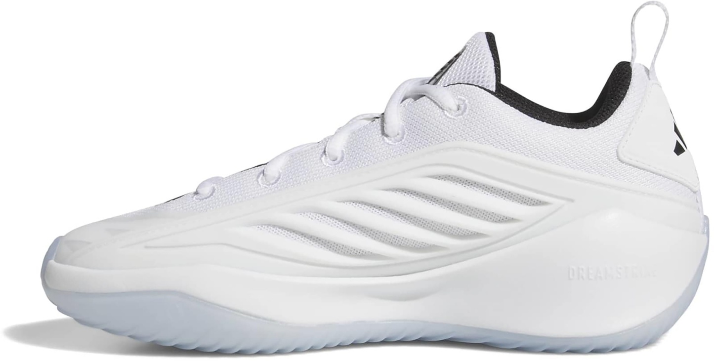 adidas Kids' Grade School Believe That. 1 Basketball Shoes - Ftwr White/Core Black/Ftwr White - View 4