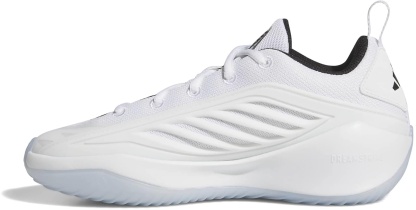 adidas Kids' Grade School Believe That. 1 Basketball Shoes - Ftwr White/Core Black/Ftwr White - View 4
