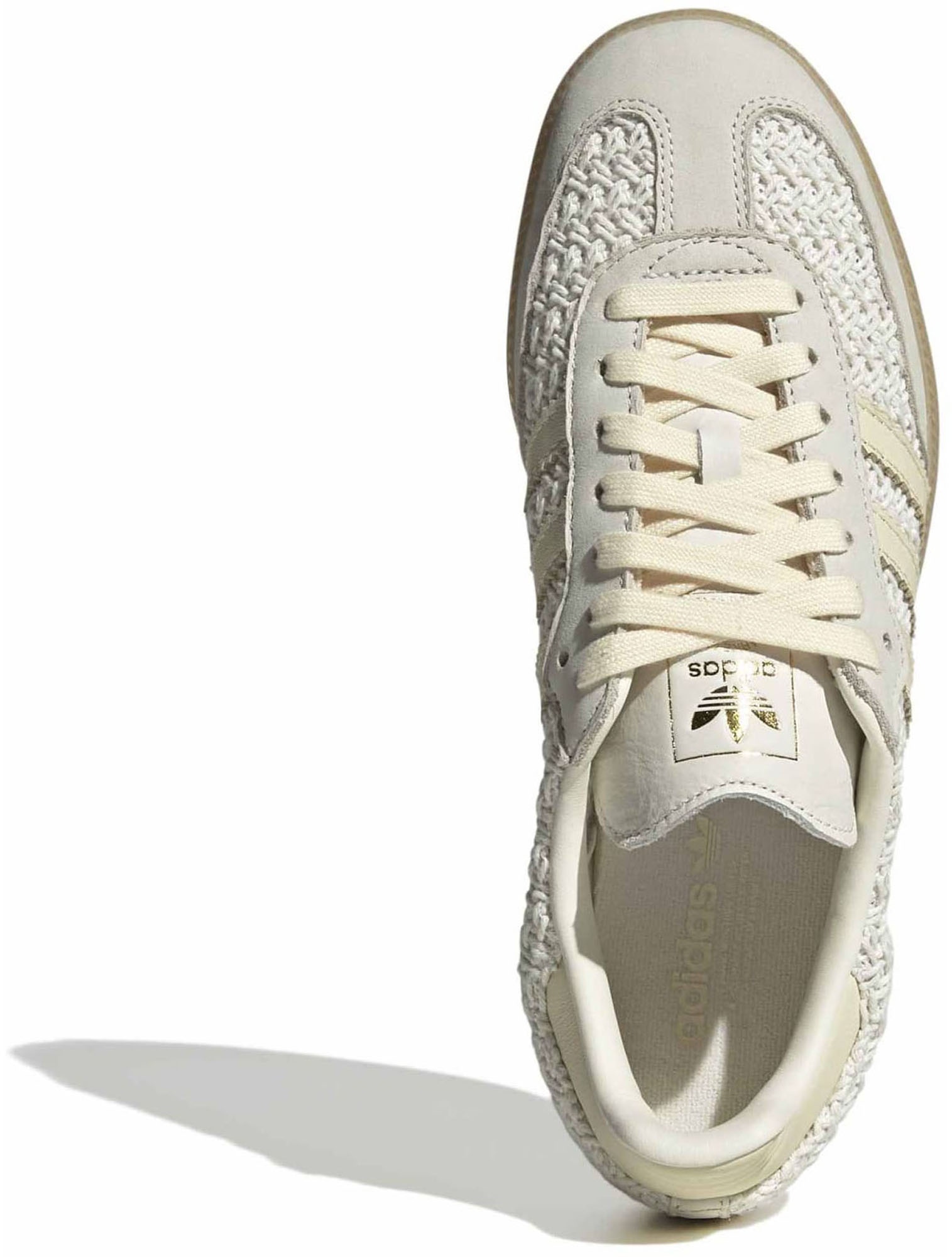 adidas Women's Samba OG Shoes - Crochet Off Wht/Wm Vanlla - View 2