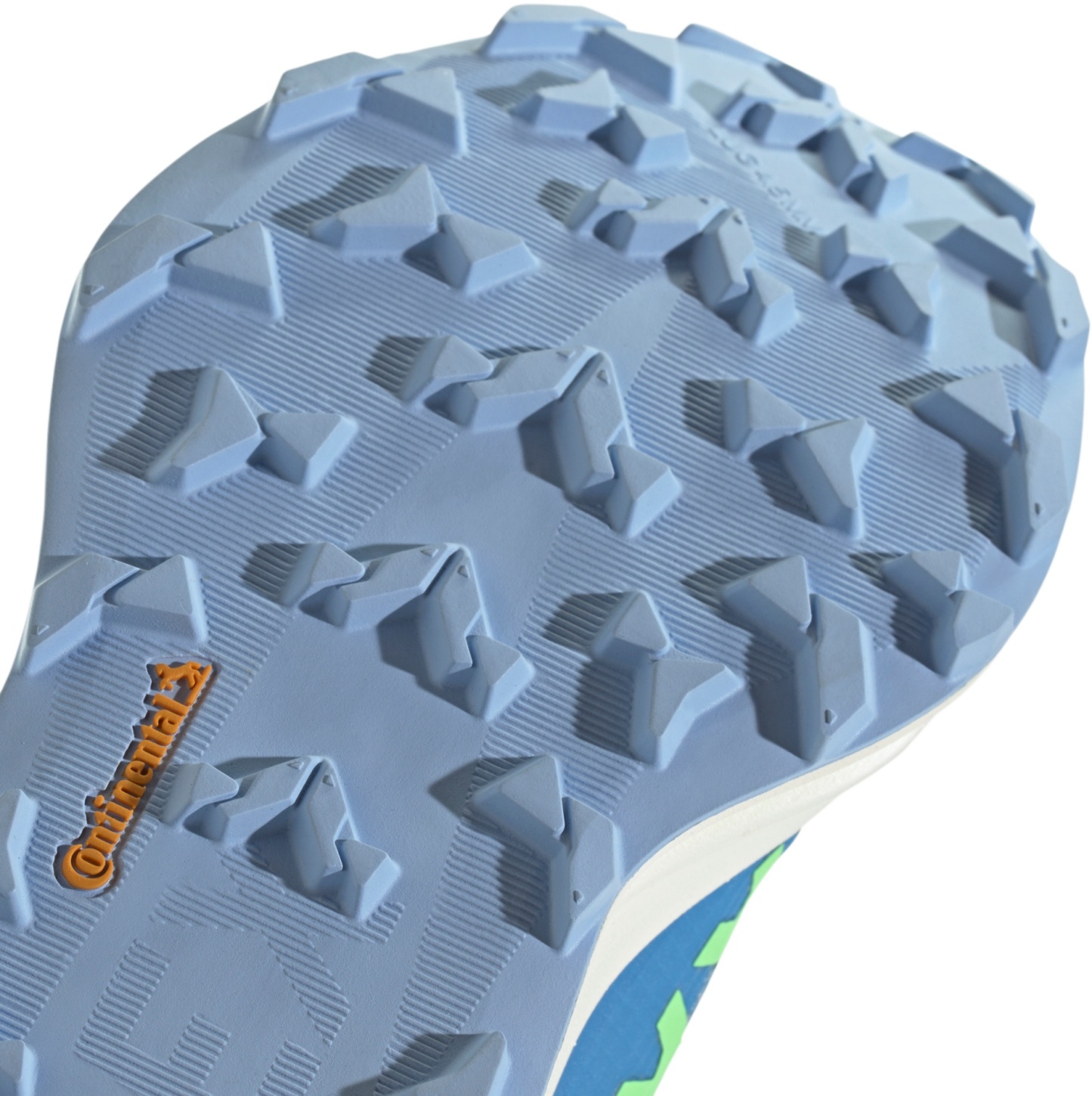 adidas Women's Terrex Agravic TT Trail Running Shoes - Blue Burst/Dash Grey/Lime Burst - View 8