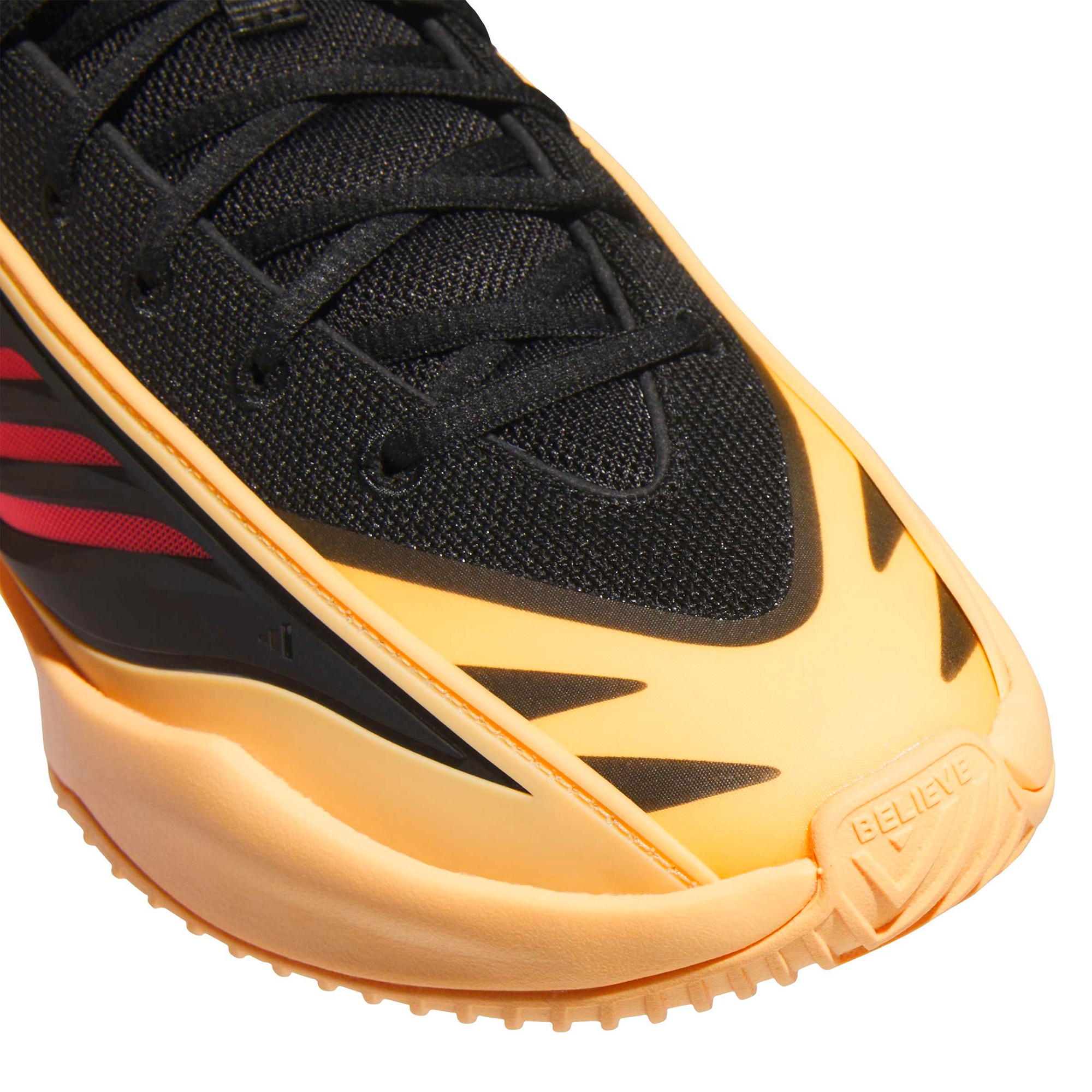 adidas Believe That. 1 Basketball Shoes - Core Black/Acid Orange/Supplier Colour - View 7