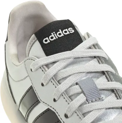 adidas Kids' Grade School Barreda Decode Shoes - Silver Metallic/Black/Chalk White - View 7