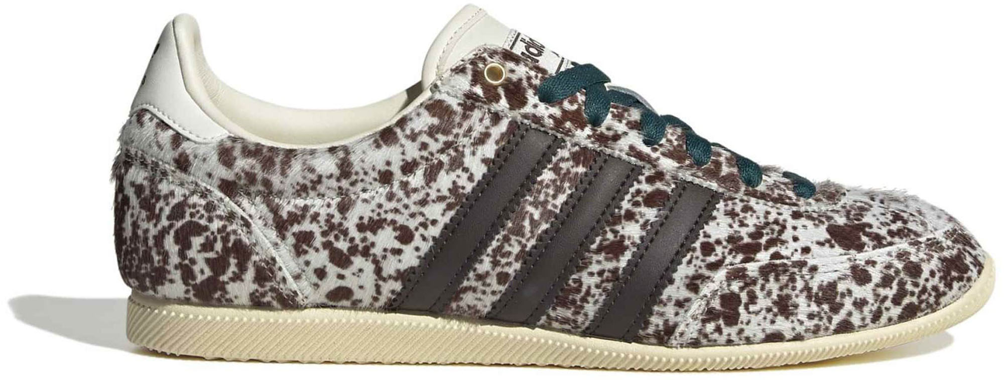 adidas Women's Japan Shoes - Wht/Dk Brown Pony Hair - View 1