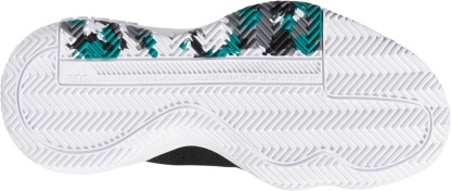 adidas Kids' Grade School Pro Vision Basketball Shoes - Black/Green - View 2