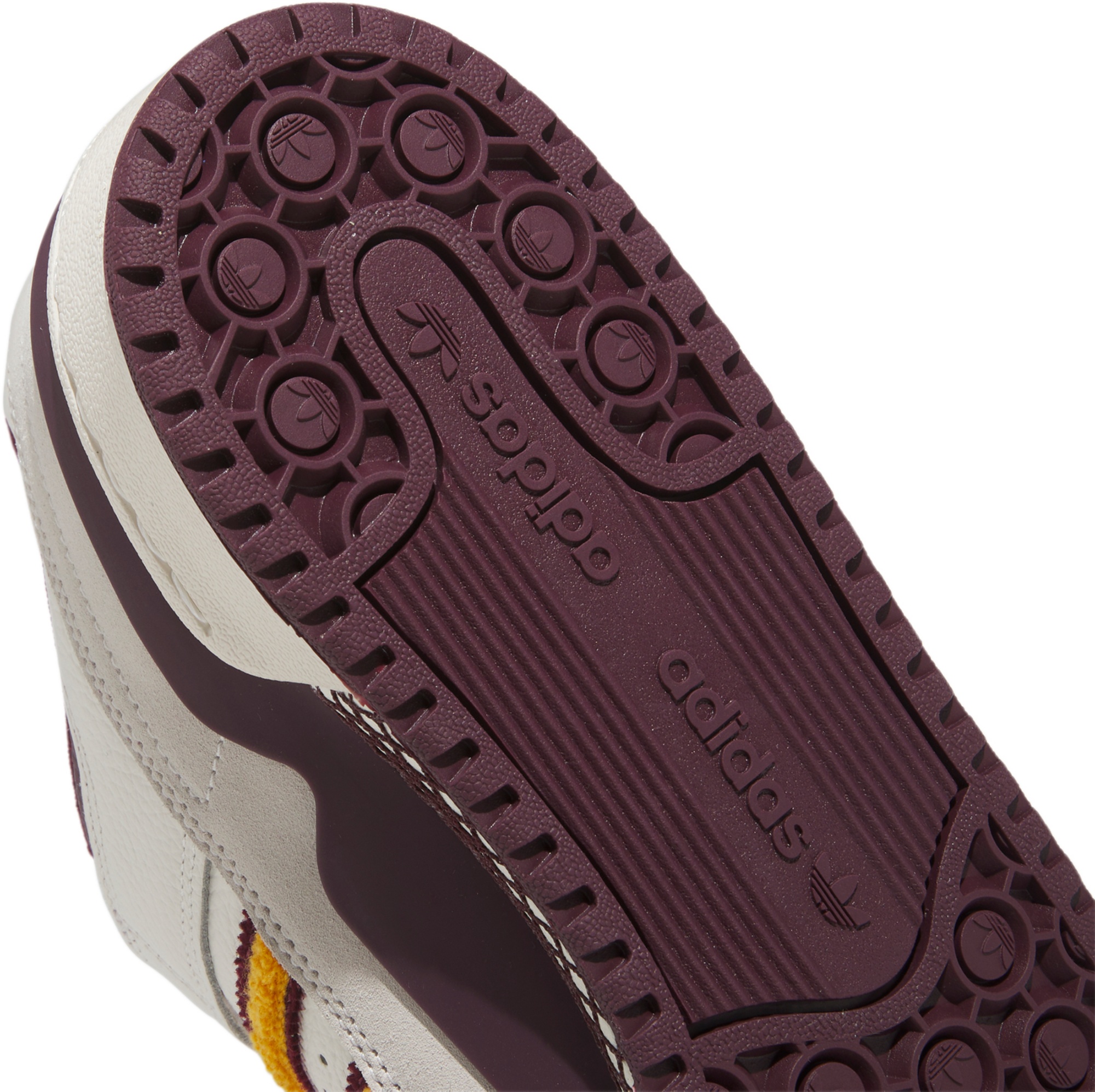 adidas Men's Forum Low Classic Arizona State Shoes - Maroon/Gold - View 7