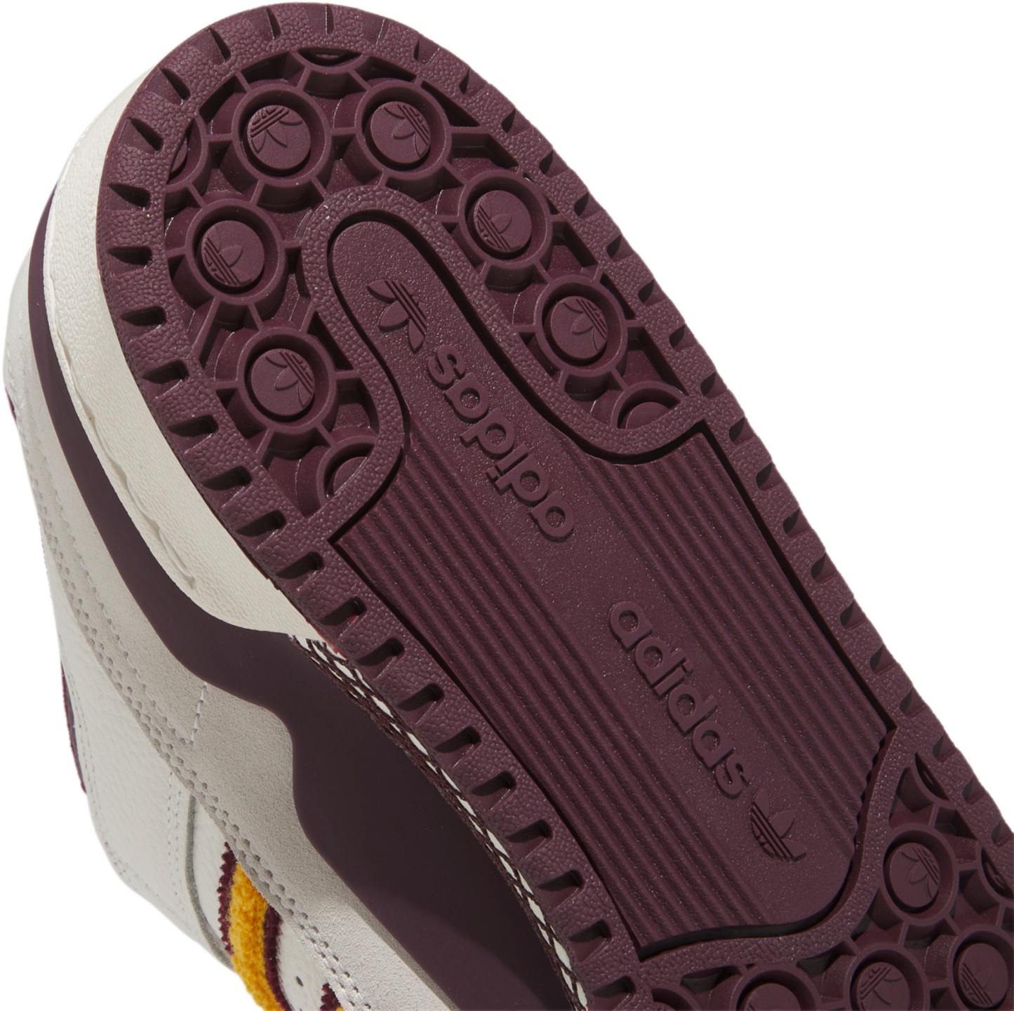 adidas Men's Forum Low Classic Arizona State Shoes - Maroon/Gold - View 7