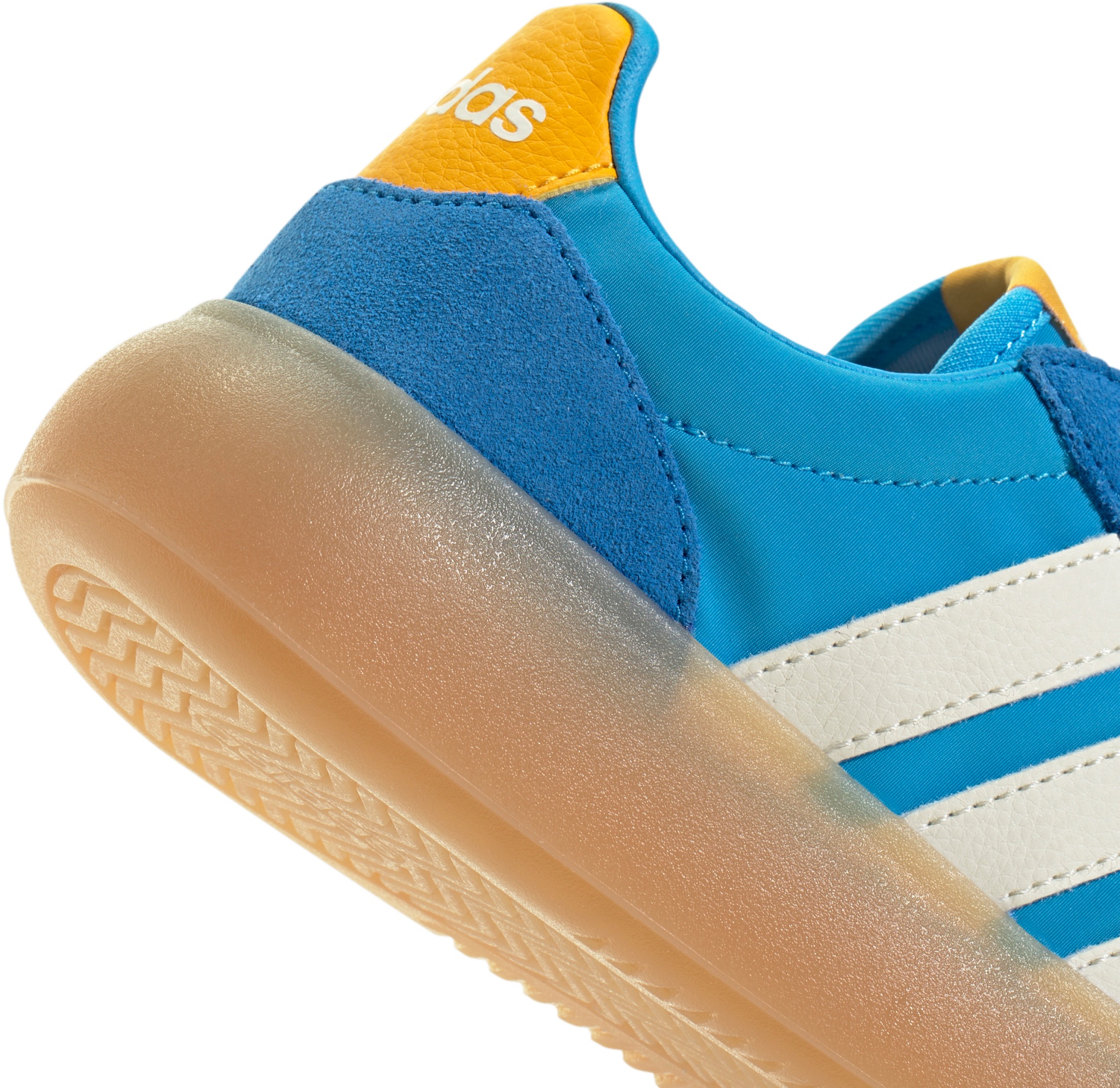 adidas Kids' Grade School Barreda Decode Shoes - Lucid Aquamarine/Off White/Collegiate Gold - View 7