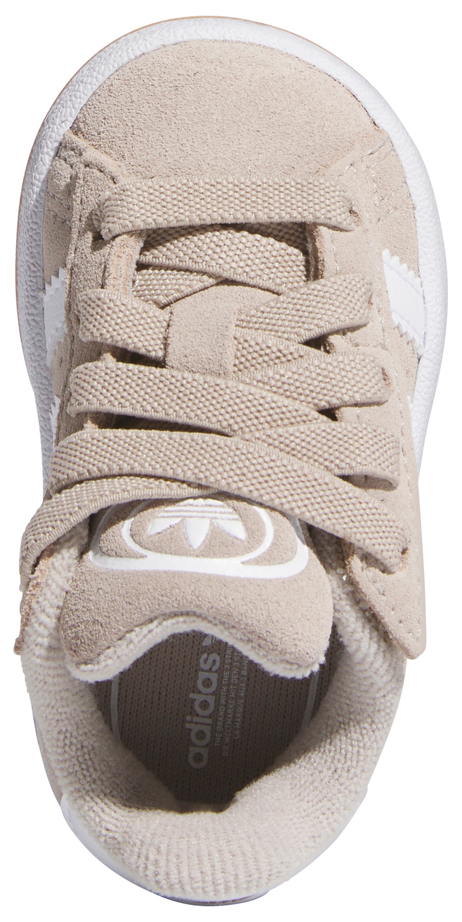 adidas Toddler Campus 00s Shoes - Beige/White - View 2