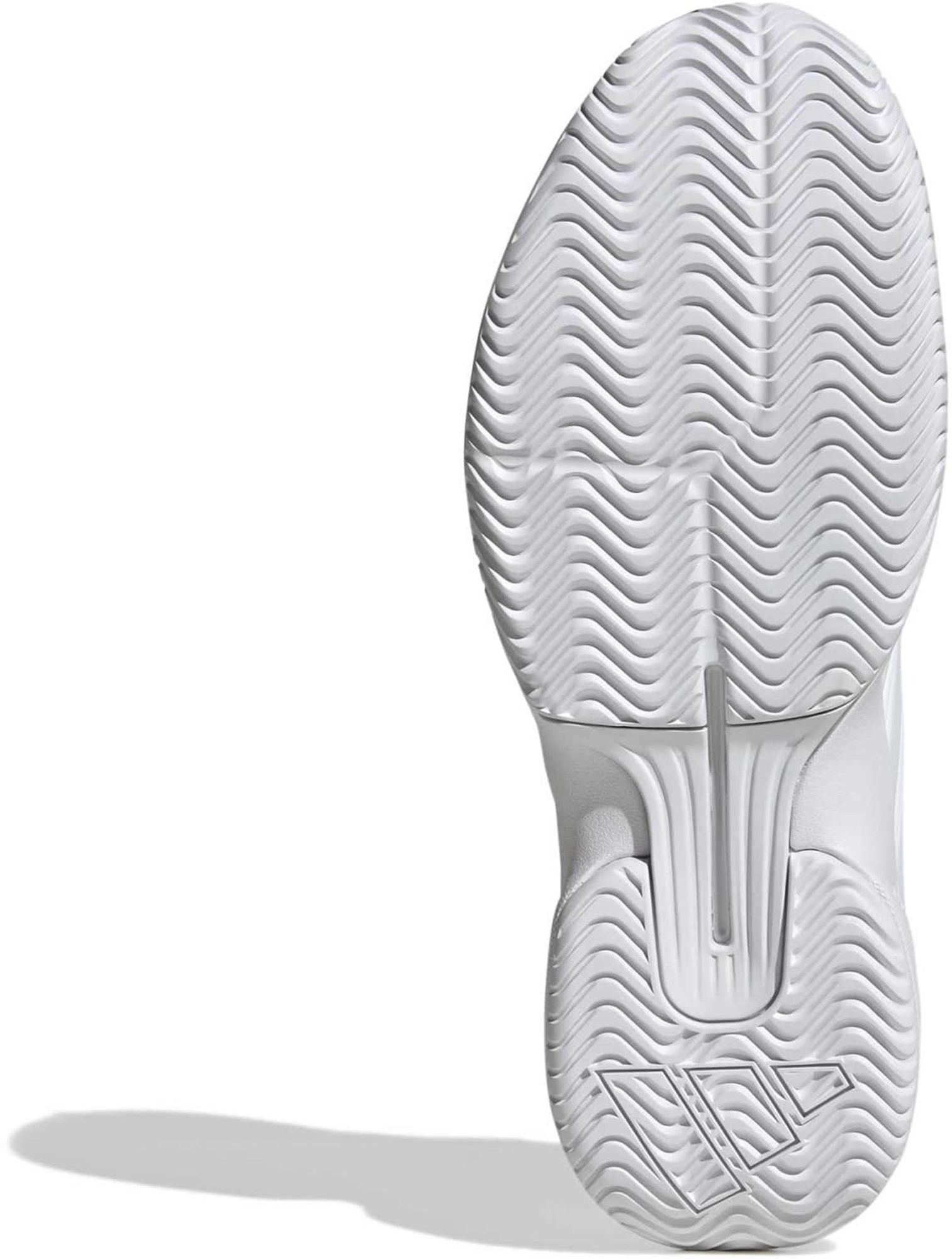 adidas Men's GameCourt 3 All Court Tennis Shoes - White/White - View 3