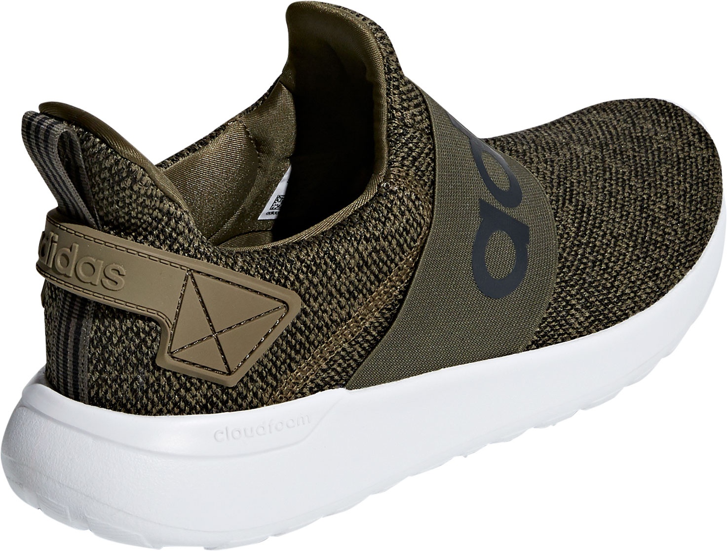adidas Men's CF Lite Racer Adapt Shoes - Green/White - View 5
