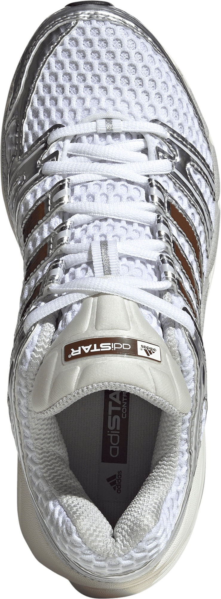 adidas Women's Adistar Control 5 Shoes - Ftwr White/Preloved Brown/Grey One - View 2