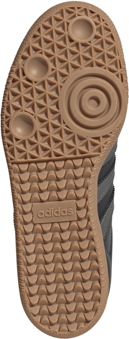 adidas Kids' Grade School Samba OG Shoes - Grey Six/Grey Four/Gum4 - View 3