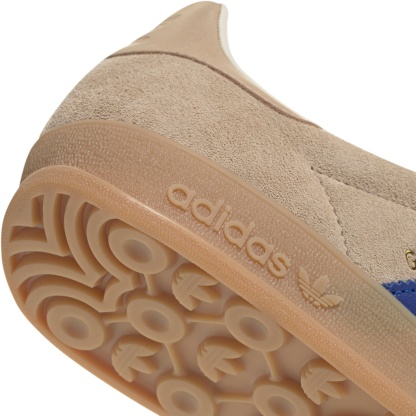 adidas Men's Gazelle Indoor Shoes - Beige/Royal Blue/White - View 7