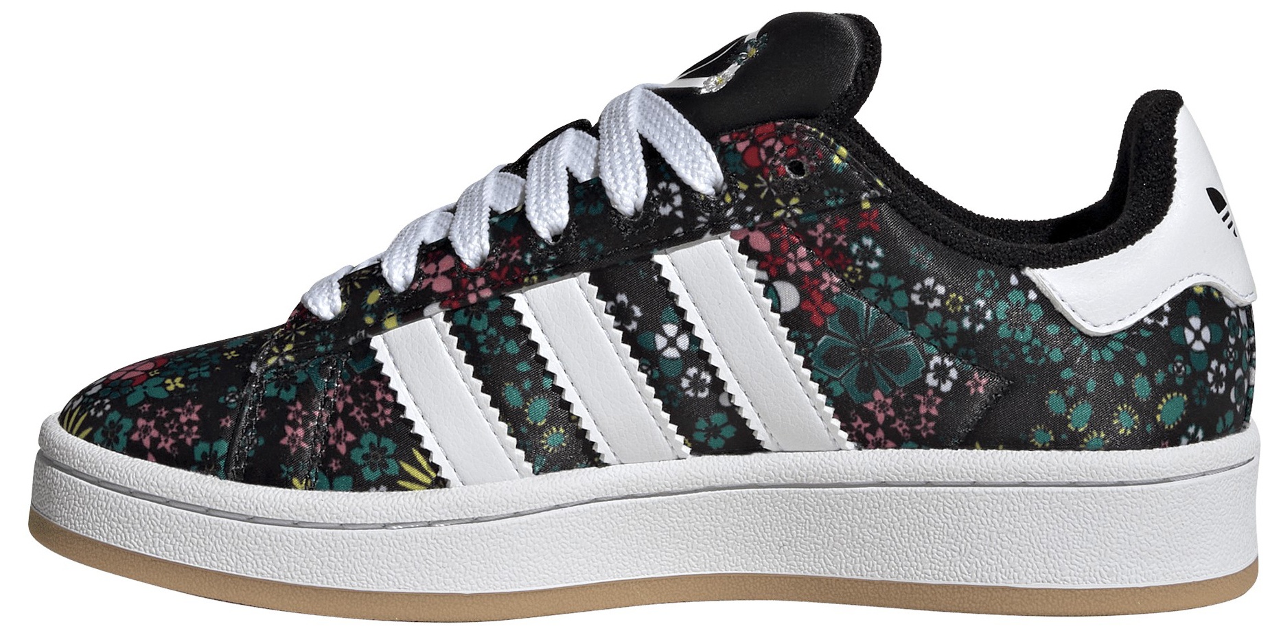adidas Kids' Grade School Campus 00s Shoes - Black/White/Gold Metallic - View 4