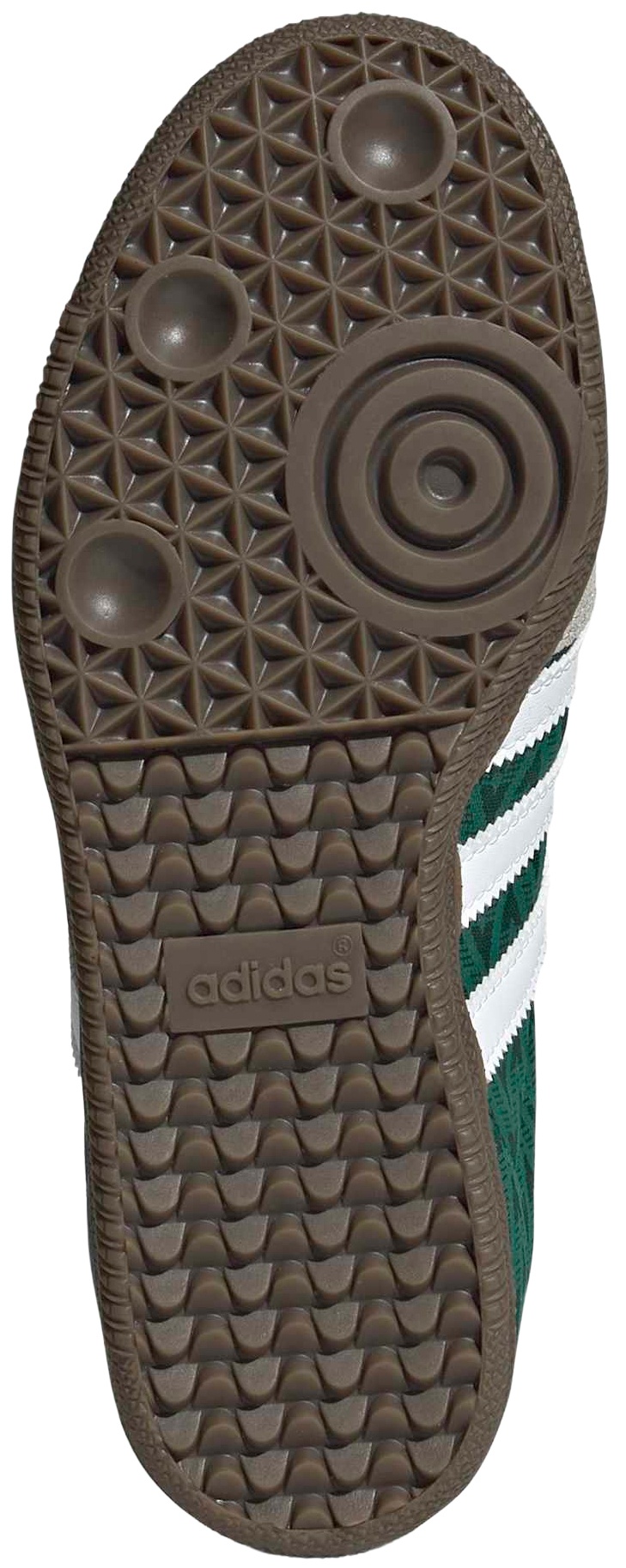 adidas Kids' Grade School Samba OG Shoes - Collegiate Green/White/Gum - View 3
