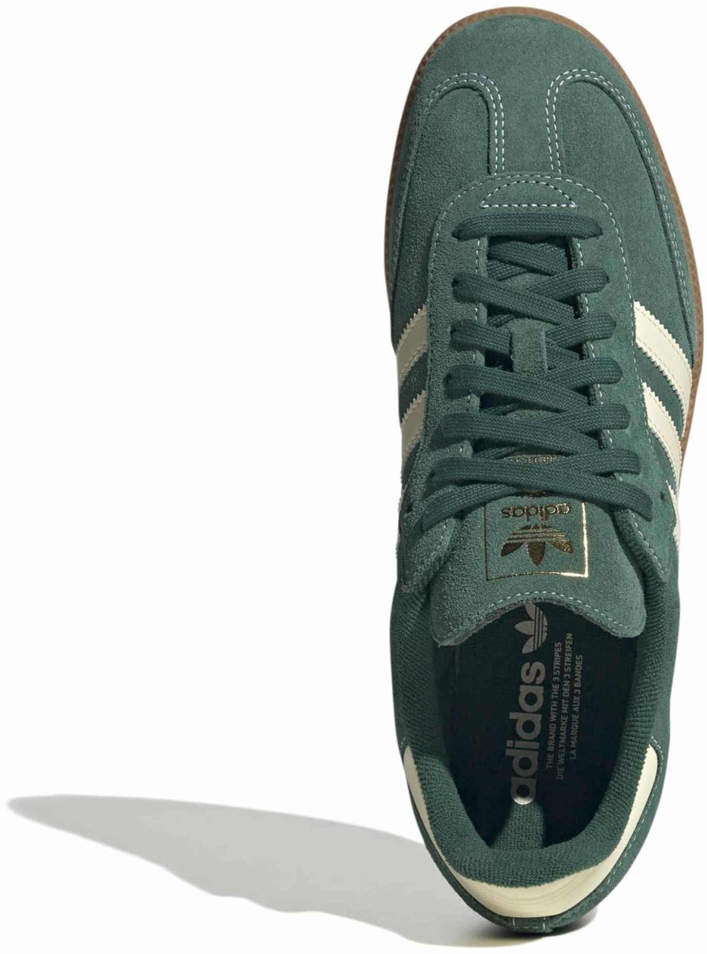 adidas Samba OG Shoes - Pinstripe Grn/Vnlla - View 2