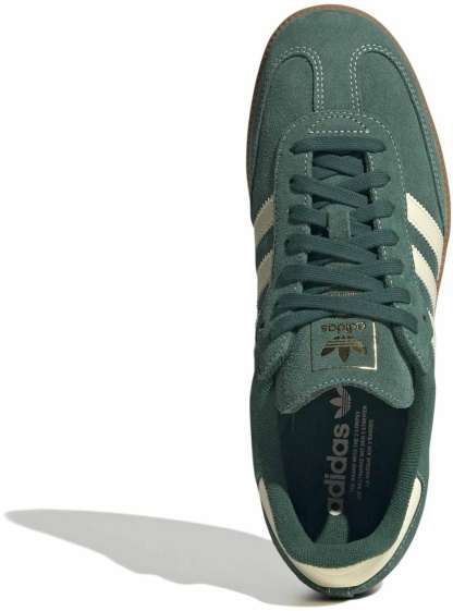 adidas Samba OG Shoes - Pinstripe Grn/Vnlla - View 2